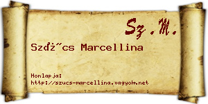 Szűcs Marcellina névjegykártya